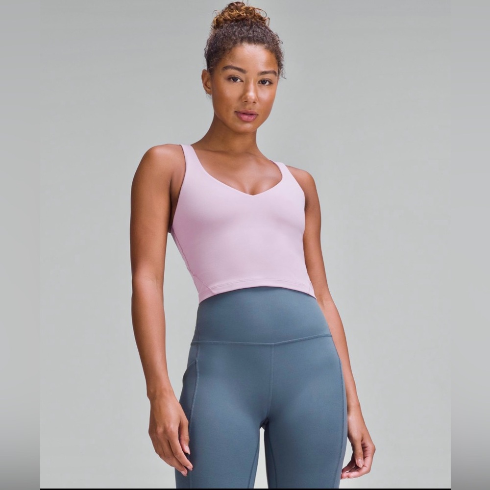 NWT Lululemon Align Tank Top ~ Sz 4 ~ Flush Pink ~ Cropped